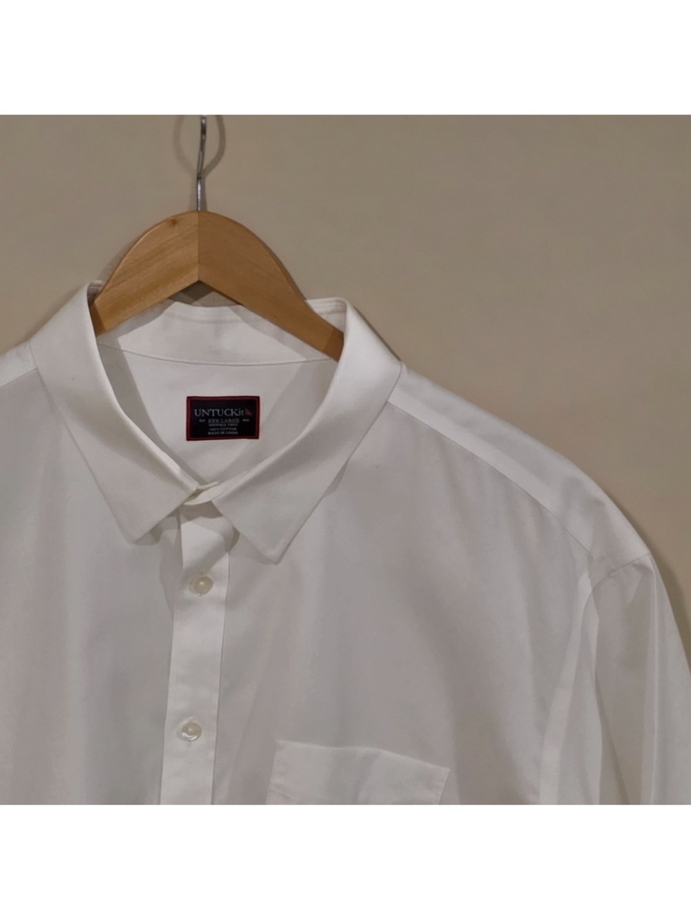 UNTUCKit Wrinkle Free Short Sleeve Button Down XXXL